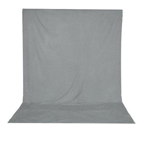 ePhotoInc Photography 6' X 9' Seamless Grey Studio Vidoe Muslin Backdrop 69GREY