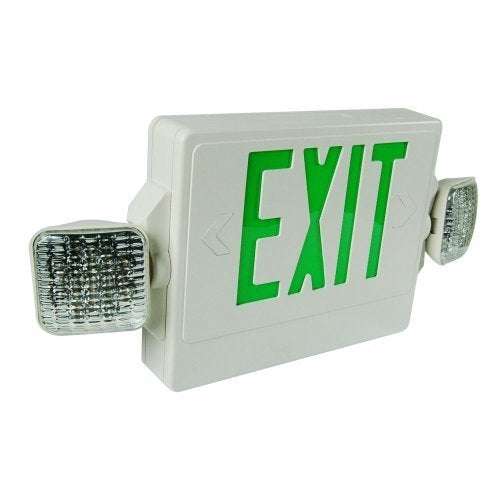 eTopLighting LED Exit Sign Emergency Light Standard Combo Green Letter, EL4LG-1