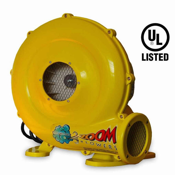 450-Watt, 0.6 HP Compact and Energy Efficient Zoom Commercial Air Blower for Small Inflatables and Bounce Houses