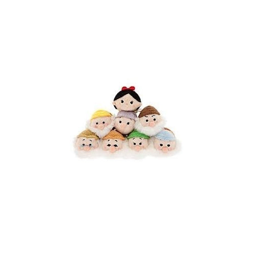 Tsum Tsum Mini Plush 8pc Set: Snow White and the Seven Dwarfs 3.5