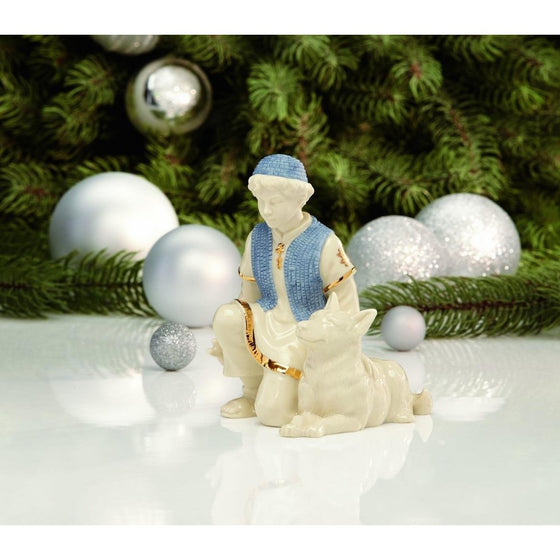 Lenox First Blessing Nativity Shepherd with Dog