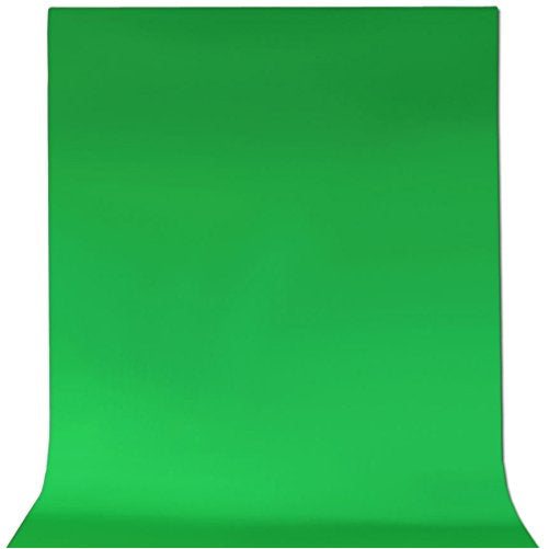 ePhotoInc 6 x 9 Feet Cotton Chromakey Green Screen Muslin Backdrop Photo Photography Background G69