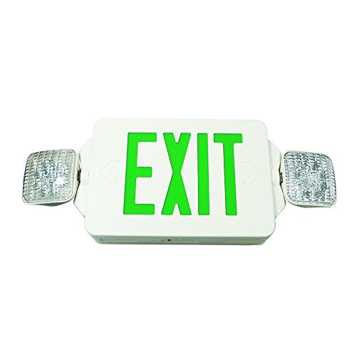 eTopLighting 1PCS LED Exit Sign Emergency Lighting Emergency LED Light / Rotate LED Lamp Head / Green Letter, EL2CG-1