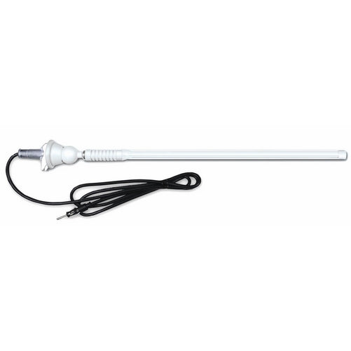 EnrockMarine 20W Rubber Boat Yacht Outdoor AM/FM Radio Antenna (White)