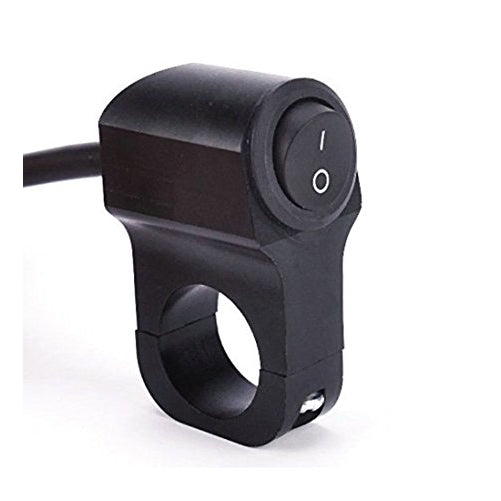 Feiteplus 7/8" Motorcycle Handlebar Mount ON-OFF Switch DC 12V For Motorbike Fog Lamp Head Light Electrical System