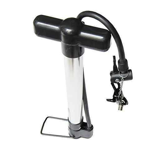Bicycle Hand Pump - Bike Pump with Foldable Frame Pedal - Mini Lightweight Aluminium Pump with Inflating Accessories