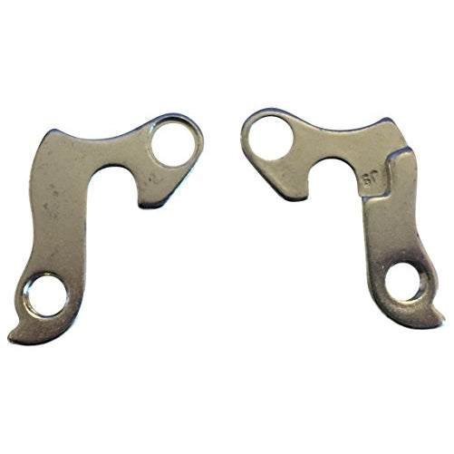 Set of 2 Bicycle Derailleur Hanger 25 with mounting bolts for Schwinn Kona Bianchi Blue BMC Diamondback Cube Raleigh K2 Raleigh Fuji Ghost Haro Marin and more