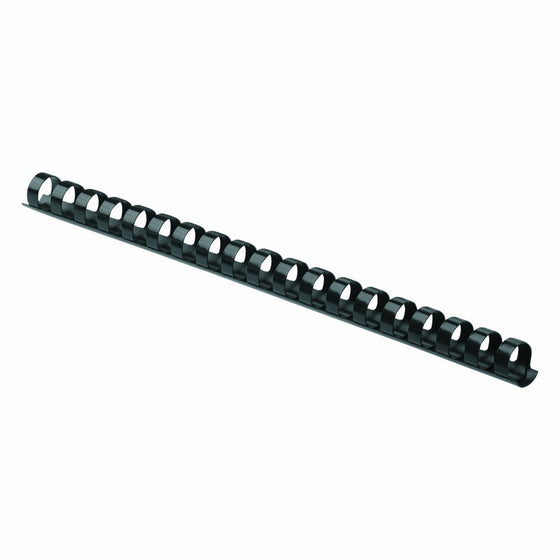 Fellowes 52324 Plastic Comb Bindings, 5/8" Diameter, 120 Sheet Capacity, Black (Pack of 25 Combs)