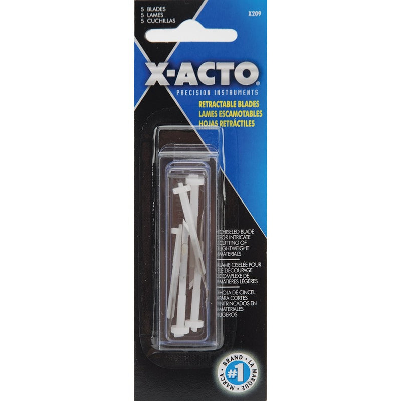X-acto Retractable Blade Knife Refill Blades-5/pkg
