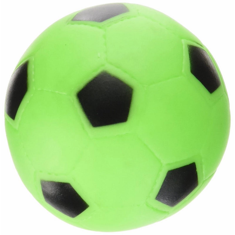 Ethical Vinyl Soccer Ball Dog Toy, 3-Inch(pink, green, yellow, white - colors may vary)