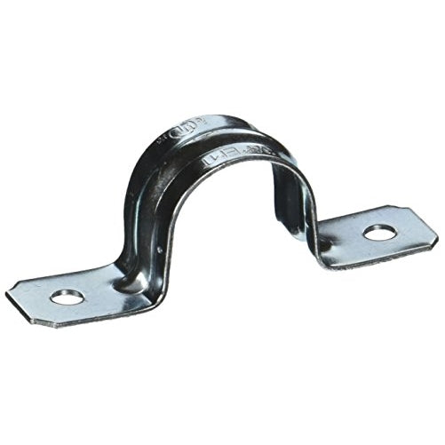 Hubbell-Raco 2093B4 Strap, EMT, 3/4-Inch Trade Size, (2) Hole, Steel, 4-Pack