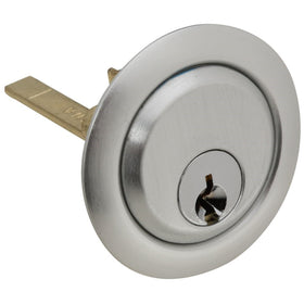 National Hardware N280-768 V7650 Dead Bolt Rim Cylinders in Aluminum, 3-1/8" long, 2" long shaft