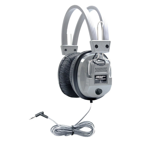 HamiltonBuhl SchoolMate Deluxe Stereo Headphone with 3.5 mm Plug and Volume Control