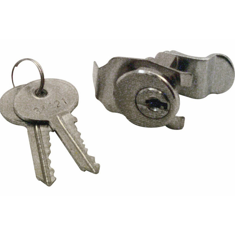 Prime-Line Products S 4127 Bommer 5 Pin Counter Clockwise Mail Box Lock, Nickel Plated