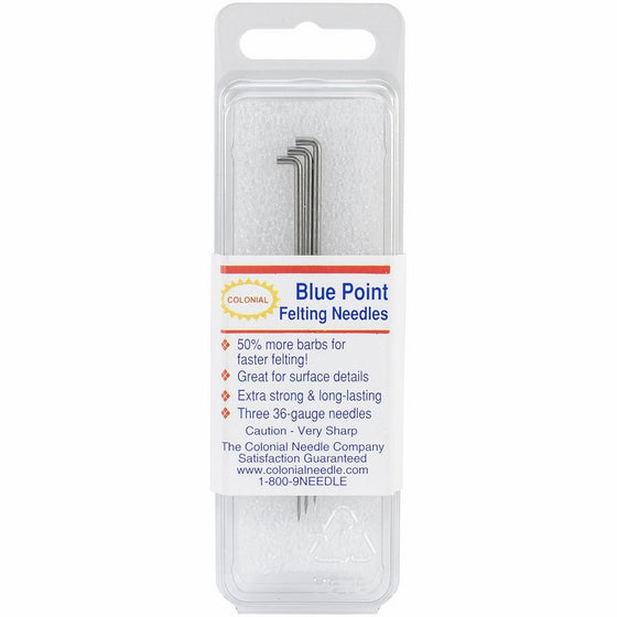Blue Point Felting Needles-Size 36 Triangle