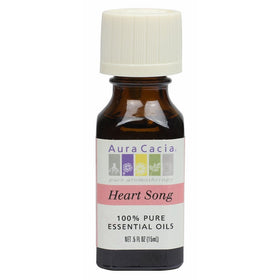 Aura Cacia Essential Oil Blend, Heart Song, 0.5 fluid ounce