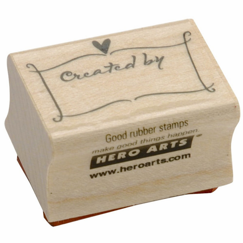 Hero Arts Woodblock Stamp, Created By Banner