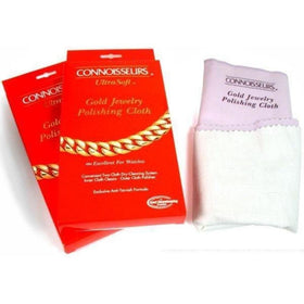 Connoisseurs Gold Jewelry Polishing Cloths 2Pcs