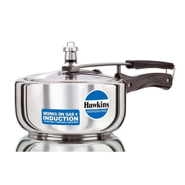 Hawkins B60 Pressure Cooker, 3 L, Silver