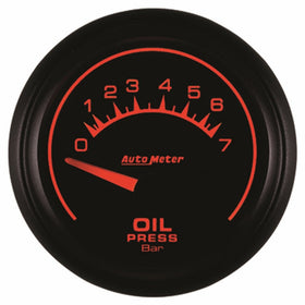 Auto Meter 5927-M ES 2-1/16" 0-7 Bars Short Sweep Electric Oil Pressure Gauge