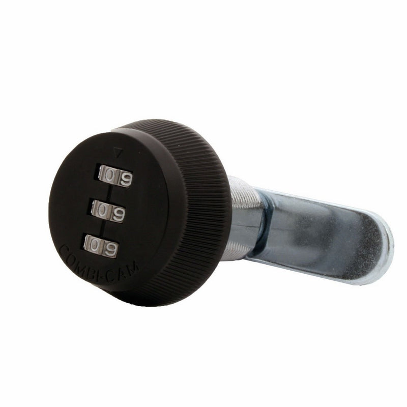 Combi-Cam 7850R-L-Black Combination Cam Lock, 1-1/8" Black Finish