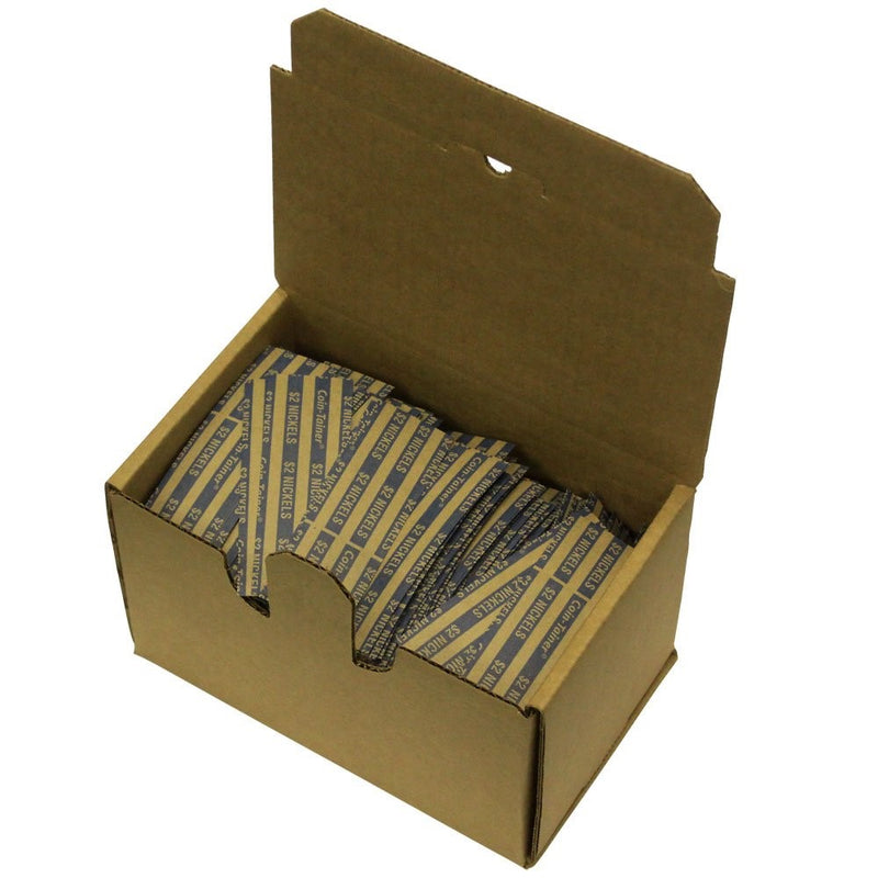 The Coin-Tainer Co. Flat Coin Wrappers, Nickel, 1000 count (30005)