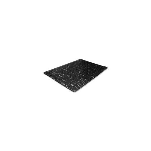 Genuine Joe Anti-Fatigue Mat, 3 by 5-Feet, Black Marble
