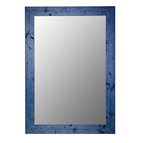 Hitchcock Butterfield Home Decor 25" x 35" Vintage Blue Framed Wall Mirror