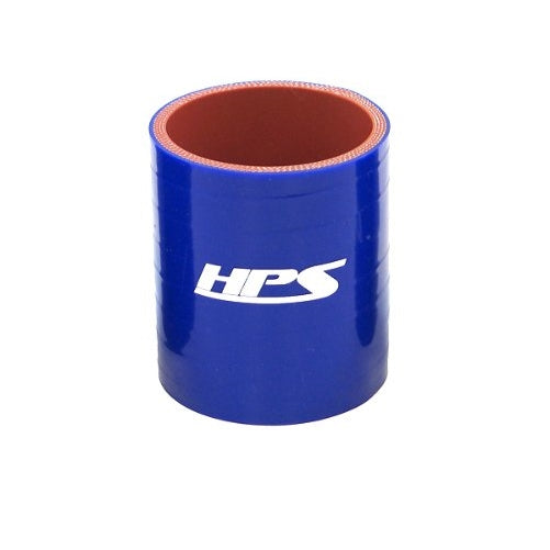 HPS HTSC-112-BLUE Silicone High Temperature 4-ply Reinforced Straight Coupler Hose, 100 PSI Maximum Pressure, 3" Length, 1-1/8" ID, Blue
