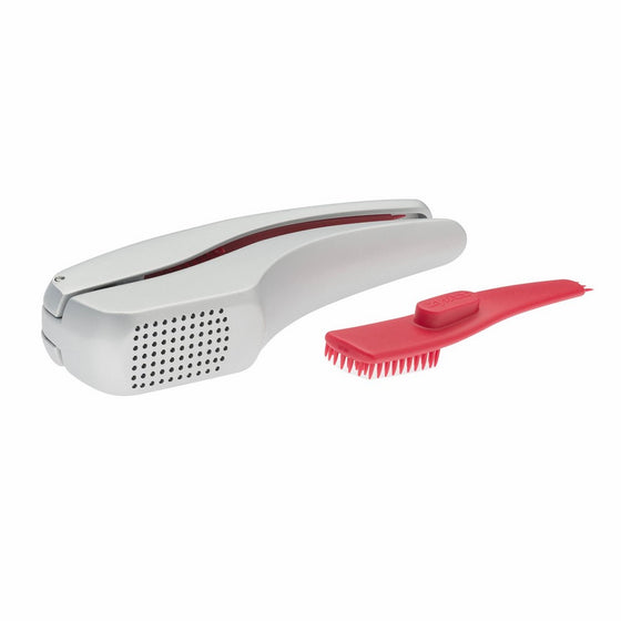 Zyliss Susi 3 Garlic Press No Need To Peel - Built in Cleaner - Crusher, Mincer and Peeler, Cast Aluminum