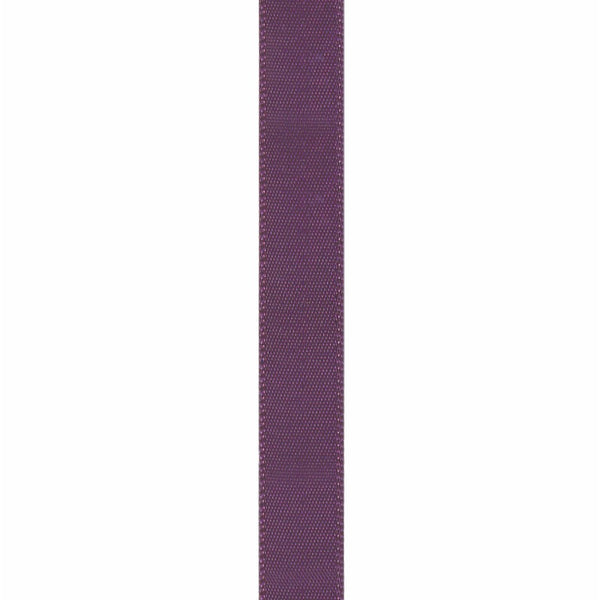 Offray Berwick 5/8" Double Face Satin Ribbon, Eggplant Purple, 50 Yds