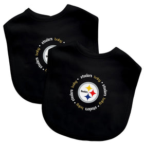 Baby Fanatic Team Color Bibs, Pittsburgh Steelers, 2-Count