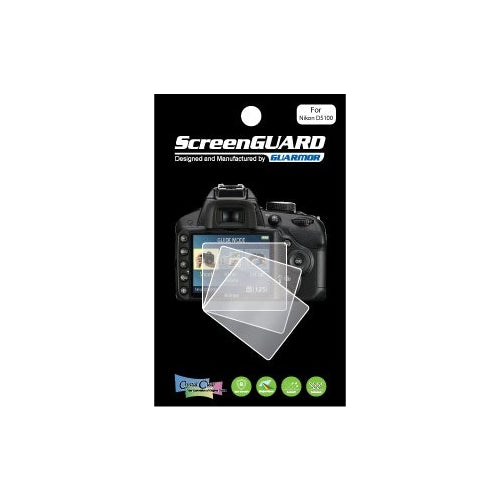 GUARMOR - 3x Nikon Digital SLR D5100 D5200 Digital Camera Premium Clear LCD Screen Protector Cover Guard Shield Film Kits, Exact Fit, NO Cutting (3 pieces, Guarmor Brand)