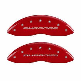 MGP Caliper Covers 12197SDG1RD Caliper Cover with Red Powder Coat Finish, (Set of 4)
