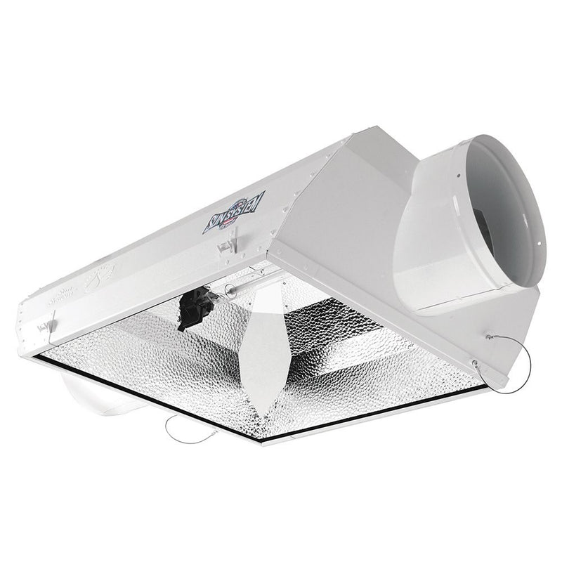 Sun System Grow Lights - AC/DE - Air-Cooled | Double End | Metal Halide / HPS | Reflector - 8" Air Duct Fittings - For Hydroponic and Greenhouse Plant Use