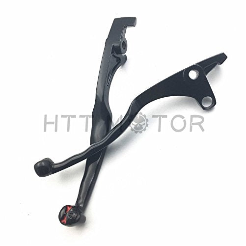 New Black Brake Clutch Skull Hand Lever For Kawasaki Vulcan 1500 1600 2003-2008