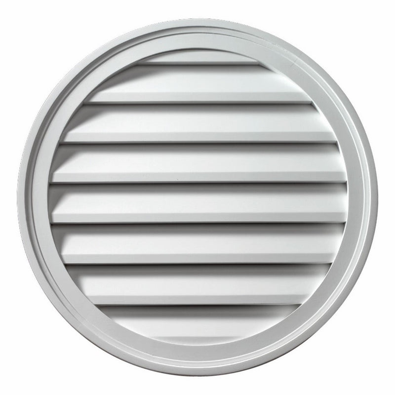 Fypon FRLV22 22" W x 22" H Round Functional Louver