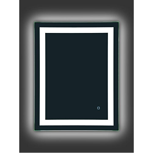 HAUSCHEN LED Lighted Bathroom Mirror with Touch Sensor Color Temperature Changing Dimmer Defogger 36" x 28" (Spectro 36)