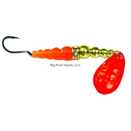 Mack's Lure Wedding Ring, Orange Gold/Flo Fire Orange, 6
