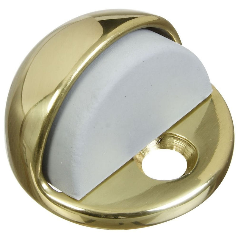 National Hardware N198-077 V1936 Floor Door Stop in Solid Brass