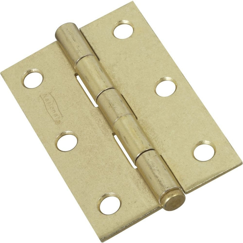 National Hardware N142-067 V508 Removable Pin Hinges in Brass, 2 pack