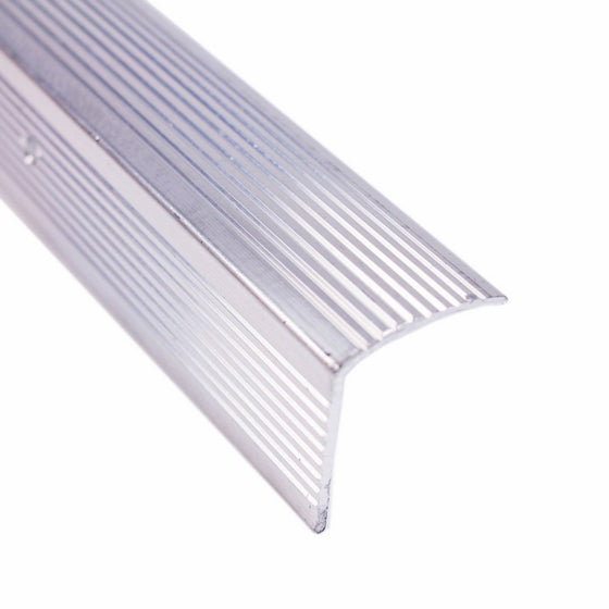 M-D Building Products 78022 Fluted 1-1/8-Inch by 1-1/8-Inch by 36-Inch Stair Edging, Silver