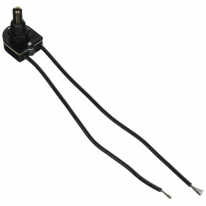 Hubbell-Bell 6358 Push-Button Switch Single-Pole with Single-Throw Canopy