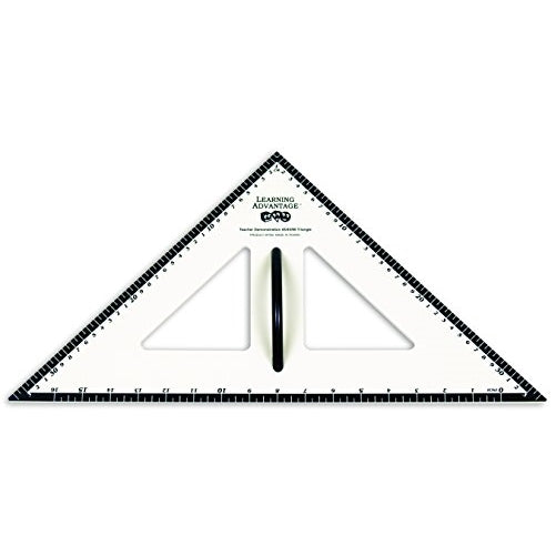 Learning Advantage 7595 Dry Erase Magnetic Triangle, 45/45/90 Degree