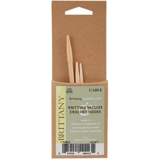 Brittany Cable Needles,Natural,1 Pack