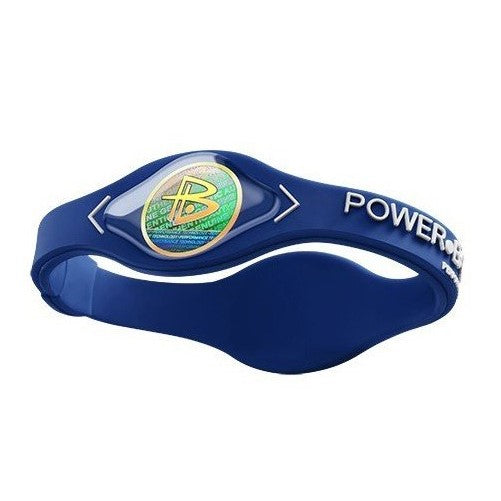 Power Balance Bracelet Navy Blue/ White Letters Size Small by Power Balance