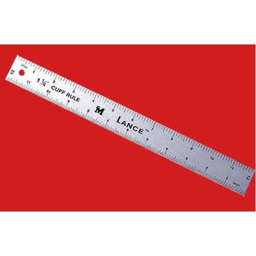 Cuff Ruler 12 x 1 1/4 in