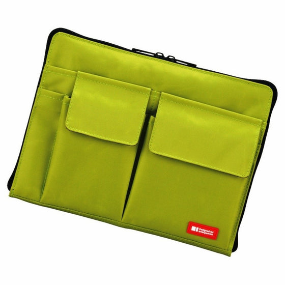 LIHIT LAB Bag-In-Bag (Laptop Sleeve), Yellow Green, 7.1 x 9.8 Inches (A7553-6)