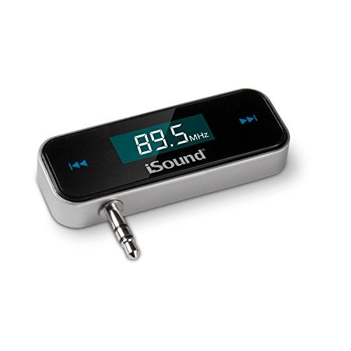 iSound Smart Tune 2 in 1 - Wireless FM Transmitter with Rechargeable Battery & included Car Charger