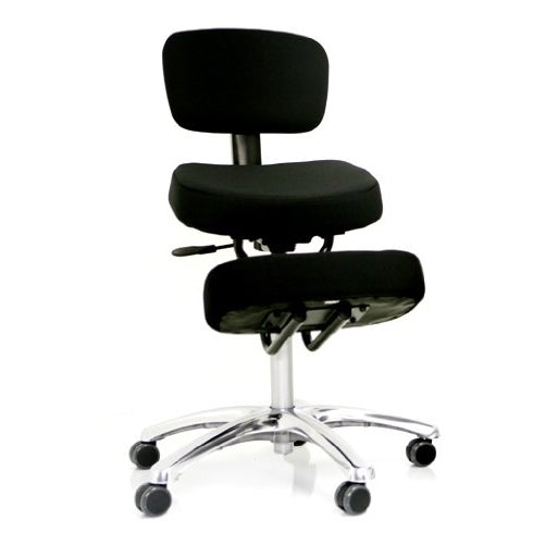 BetterPosture JAZZY Kneeling Chair with Back - Black